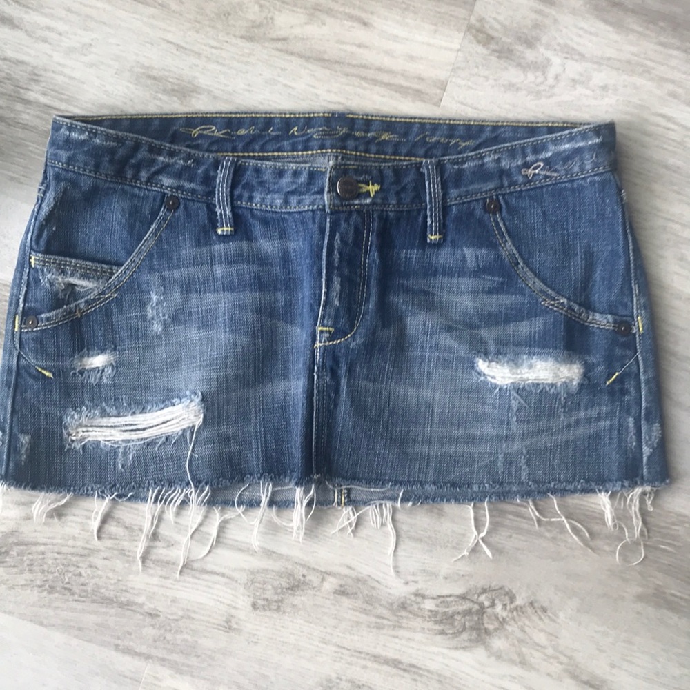 Ruehl Denim Skirt (Size 27)